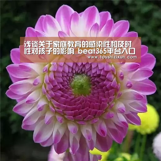 浅谈关于家庭教育的感染性和及时性对孩子的影响_beat365平台入口(图1) beats365唯一官网