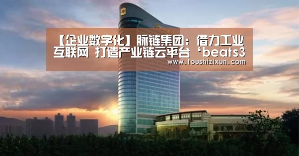 【企业数字化】脉链集团:借力工业互联网 打造产业链云平台‘beats365’(图1) 【企业数字化】脉链集团:借力工业互联网 打造产业链云平台‘beats365’(图1)
